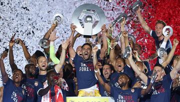 Un 17 de mayo de 2017, Falcao qued&oacute; campe&oacute;n de la Ligue 1