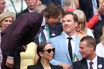 Los actores Tom Cruise y Benedict Cumberbatch.