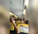 La fiesta de Roncero cantando en el avión a Cardiff: ¡Lo grabó todo!