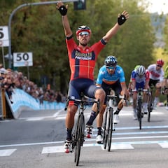 Sólo Colbrelli puede con Valverde en el GP Beghelli