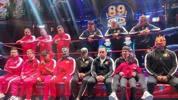 Luchadores que participarán en el Grand Prix del CMLL.
