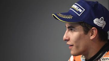 Marc M&aacute;rquez durante la rueda de prensa tras el GP de Jerez.