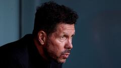 Simeone, en el Athletic-Atl&eacute;tico.