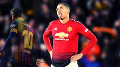 Man United's Smalling did not say he knows Messi's weakness