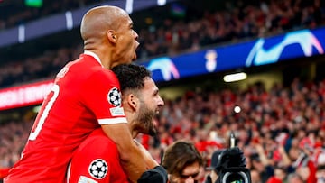 LISBON, PORTUGAL - MARCH 07: Goncalo Ramos of Benfica Lissabon celebrates after scoring his team's second goal during the UEFA Champions League round of 16 leg two match between SL Benfica and Club Brugge KV at Estadio do Sport Lisboa e Benfica on March 7, 2023 in Lisbon, Portugal. (Photo by Joao Rico/DeFodi Images via Getty Images)