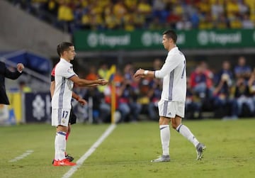 CRISTIANO RONALDO replaced by LUCAS VAZQUEZ