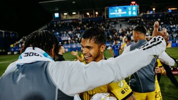 El Columbus Crew festeja la gran actuación de Juan Camilo Hernández