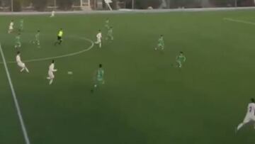 El heredero del Rey León: así dirige al Cadete A del Madrid el hijo de Julen Guerrero