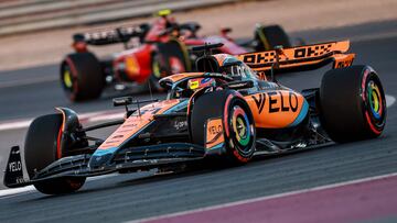Oscar Piastri (McLaren MCL60). Losail, Qatar. F1 2023.