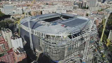 Mientras el Munial de Qatar 2022 se desarrolla, las obras del nuevo Santiago Bernbéu no paran y avanzan a pasos agigantados. Esta vez con unas espectaculares fotografías a vista de dron.