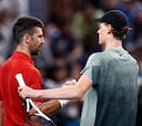 La leyenda de Djokovic contra el muro de Sinner