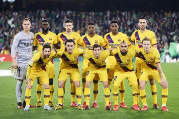 Equipo del Barcelona.