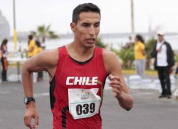 Yerko Araya fue el segundo chileno en clasificarse para correr los 20 kilómetros marcha.