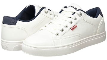 zapatillas levis blancas hombre