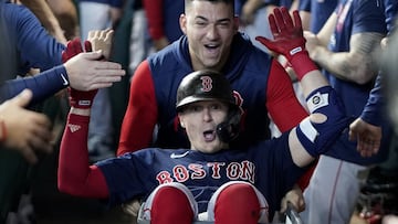 Todas las carreras de los Boston Red Sox fueron producto de cuadrangulares: GS de J.D. Mart&iacute;nez y de Rafael Devers y HR solitario de Kik&eacute; Hern&aacute;ndez.