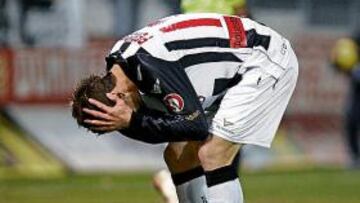 <b>SIN REACCIÓN. </b>El Castellón no sabe venirse arriba cuando el rival se adelanta en el marcador.