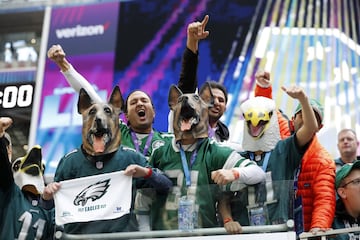 Las mejores imágenes de la afición en el Super Bowl LII