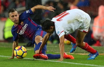 Jordi Alba y Banega.