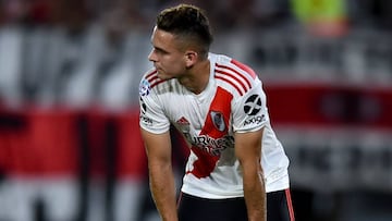 Enzo Francescoli habló de la situación de Rafael Santos Borré