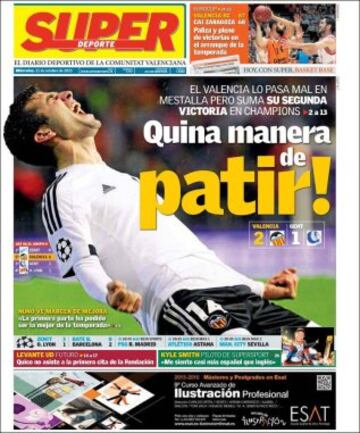 Portadas de la prensa mundial