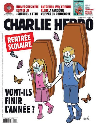 La dura portada de Charlie Hebdo por la vuelta al colegio