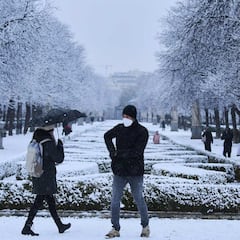 Filomena pone a Madrid en alerta roja por nevadas, el nivel máximo