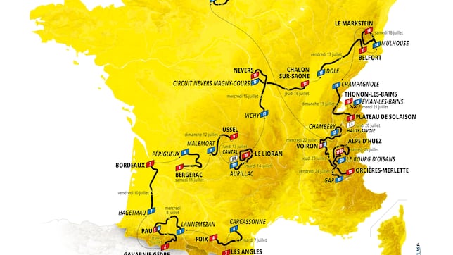 Tour de Francia 2026: etapas, perfiles, fechas y recorrido
