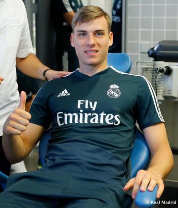 Así fue la vuelta del Madrid: Bale sonriente, Lunin...