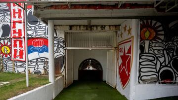 Este es el terrorífico túnel por el que cruzará la selección de Inglaterra para enfrentar a Serbia