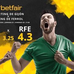 Real Sporting de Gijón vs. Racing Club de Ferrol: horario, TV, estadísticas, clasificación y pronósticos