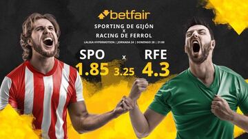 Real Sporting de Gijón vs. Racing Club de Ferrol: horario, TV, estadísticas, clasificación y pronósticos