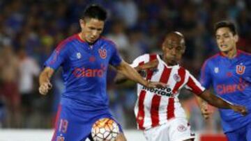 Canales jugó infiltrado frente a River Plate de Uriguay.