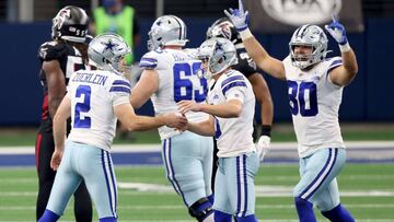 Un gol de campo de 46 yardas de Greg Zuerlein a cuatro segundos del final le da el triunfo a Dallas, en un partido en el que Atlanta ganaba 20-0 en el primer cuarto.