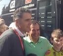 Mariano Haro y Miguel Indurain, dos leyendas en Cistierna