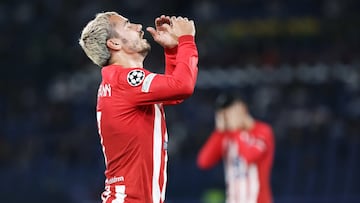 Rome (Italy), 19/09/2023.- Antoine Griezmann of Atletico Madrid reacts during the UEFA Champions League, Group E soccer match between SS Lazio and Atletico Madrid, in Rome, Italy, 19 September 2023. (Liga de Campeones, Italia, Roma) EFE/EPA/FEDERICO PROIETTI
