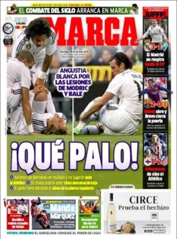 Portadas de la prensa deportiva