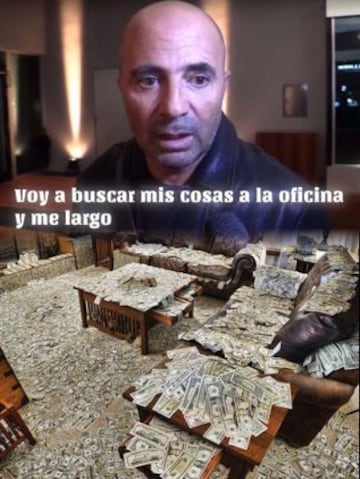 Los memes que se ríen del 'rehén' Jorge Sampaoli