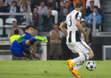 Juventus versus Barcelona in Turin.