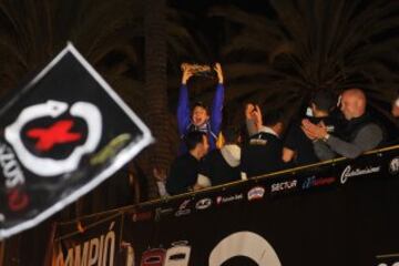 Celebración del título de MotoGP de Jorge Lorenzo.