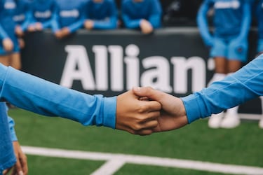 Allianz y su compromiso social: la acción para 100 niños celebrada en la Toni Kroos Academy