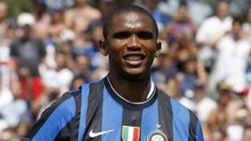 Etoo en su presentación: "Nunca insulté a Mourinho"