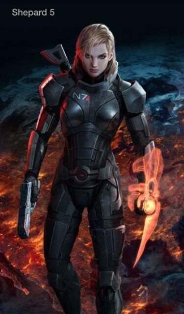 Shepard, mujer y rubia, la más votada en Mass Effect 3