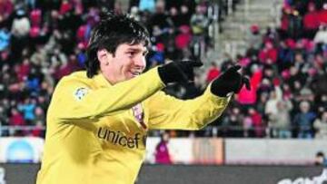 <b>ÚLTIMA CELEBRACIÓN. </b>Messi fue vital para su equipo en Palma.