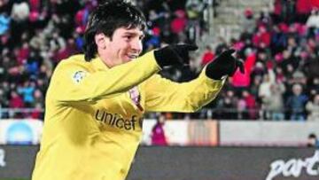 <b>ÚLTIMA CELEBRACIÓN. </b>Messi fue vital para su equipo en Palma.