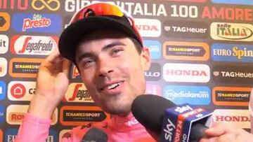 Dumoulin: "Es histórico por ganar parando a hacer en el campo"