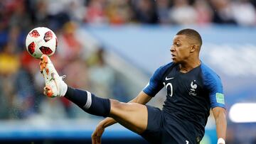 Mbappé, con Francia.