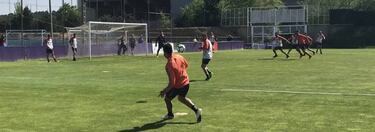 Sergio ensaya con Moyano como pareja de Kiko en la zaga