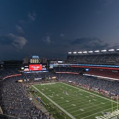 What are the stadiums of each NFL team in the league?