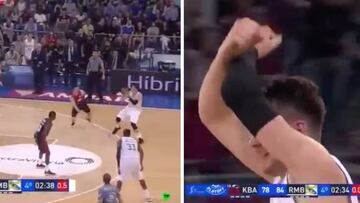 Se recordar¨¢ siempre: el triplazo de Doncic como despedida