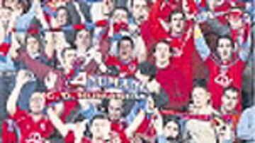 La afición está con el equipo.